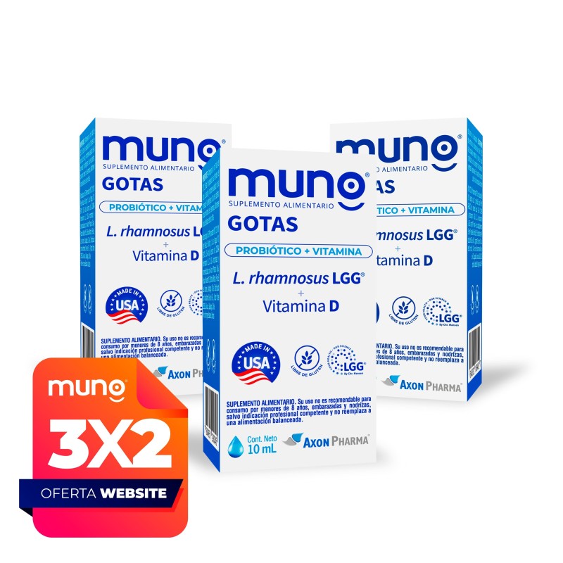 PACK 3x 2 MUNO GOTAS