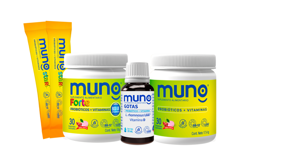 Empaques linea infantil Muno sin cajas