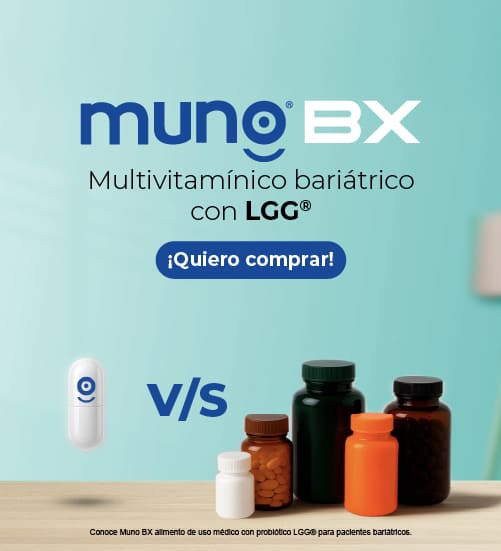 Comparativo cápsula de Muno BX con otros suplementos